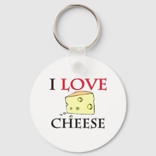 I Liebe-Käse Schlüsselanhänger
