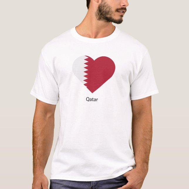 I Liebe Katar T-Shirt (Vorderseite)