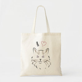 I Liebe-Katze - Tasche