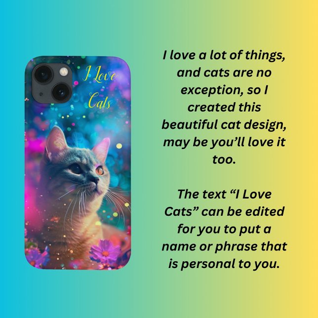 I Liebe Katzen Case-Mate iPhone Hülle (Von Creator hochgeladen)