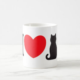 I Liebe Katzen Kaffeetasse