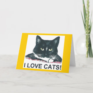 I LIEBE-KATZEN! KARTE