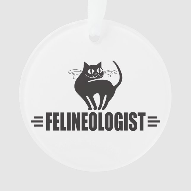 I Liebe-Katzen Ornament (Vorderseite)