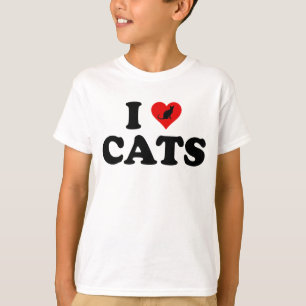 I Liebe Katzen T-Shirt