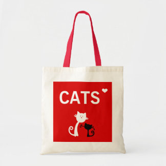 I Liebe-Katzen-Taschentasche Tragetasche