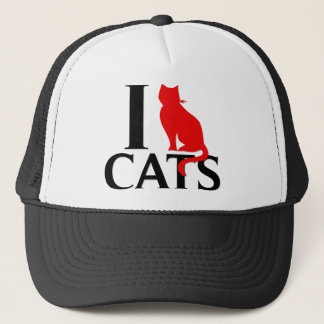 I Liebe-Katzen Truckerkappe