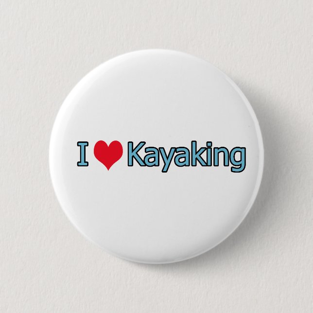 I Liebe-Kayaking Logo Button (Vorderseite)