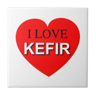 I Liebe Kefir Fliese