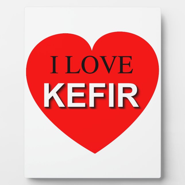 I Liebe Kefir Fotoplatte (Vorderseite)