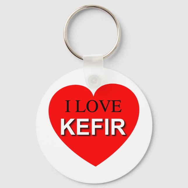 I Liebe Kefir Schlüsselanhänger (Vorderseite)