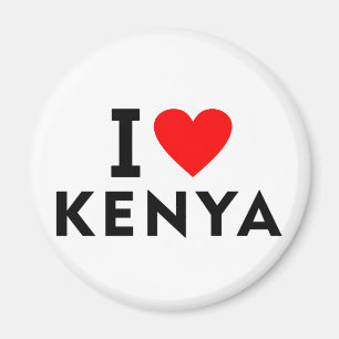 I Liebe Kenia Land wie Herztourismus Magnet