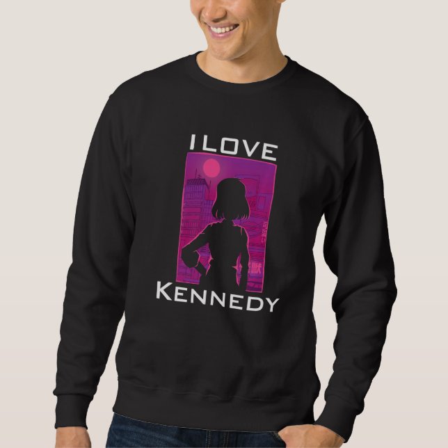 I Liebe Kennedy Sweatshirt (Vorderseite)