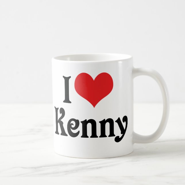I Liebe Kenny Kaffeetasse (Rechts)