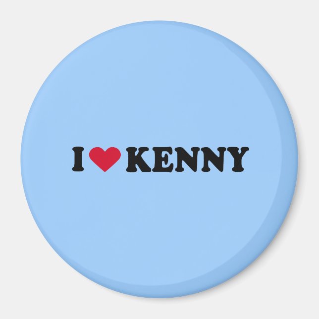 I LIEBE KENNY MAGNET (Vorne)