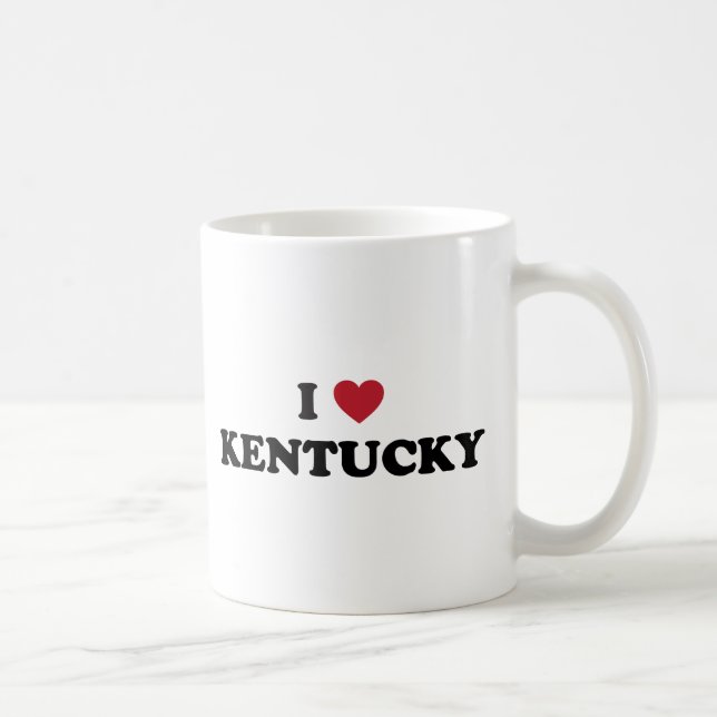 I Liebe Kentucky Kaffeetasse (Rechts)