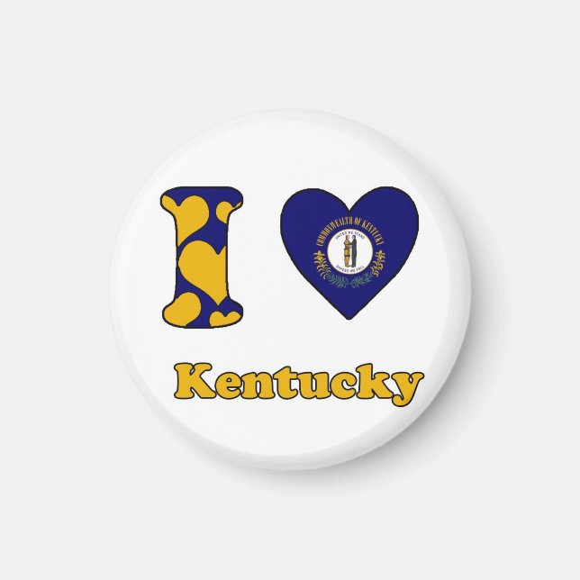 I Liebe Kentucky Magnet (Vorne)