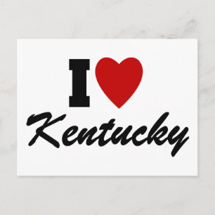 I Liebe Kentucky Postkarte