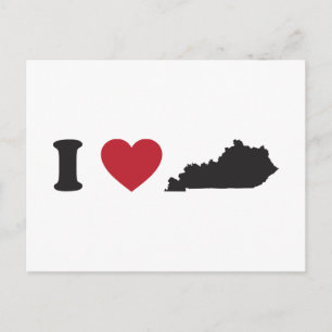 I Liebe Kentucky Postkarte