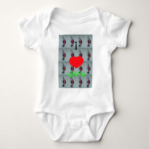 I Liebe Kenya Baby Strampler