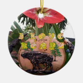 I Liebe kenya Hakuna Matata Geschenke Keramik Ornament