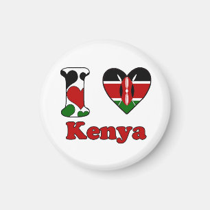 I Liebe Kenya Magnet