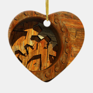 I LIEBE KERAMIKORNAMENT