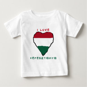 I Liebe Keresztanya Säuglings-T - Shirt