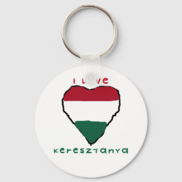 I Liebe Keresztanya Schlüsselanhänger