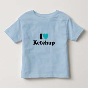 I Liebe-Ketschup Kleinkind T-shirt