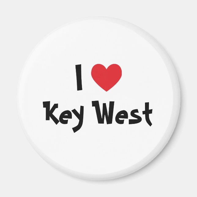 I Liebe Key West Florida Magnet (Vorne)