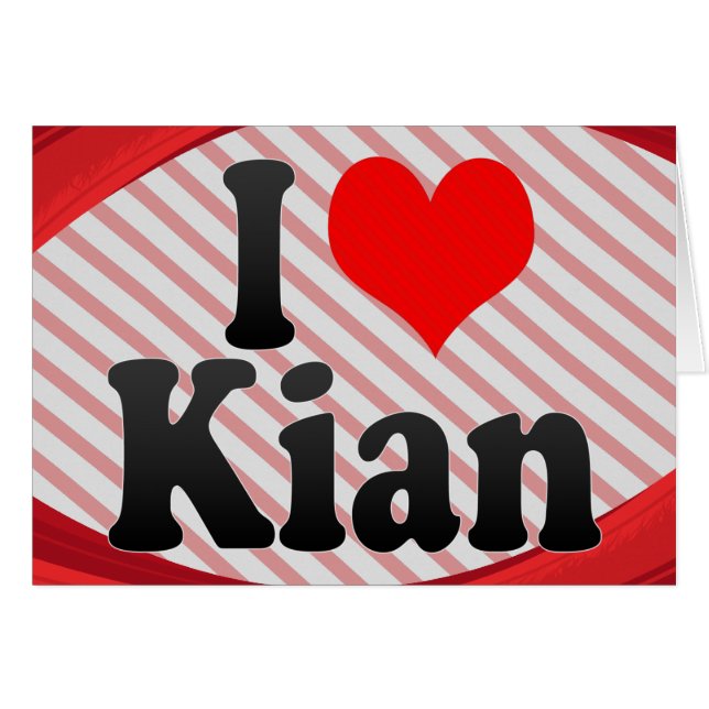 I Liebe Kian (Vorderseite (Horizontal))