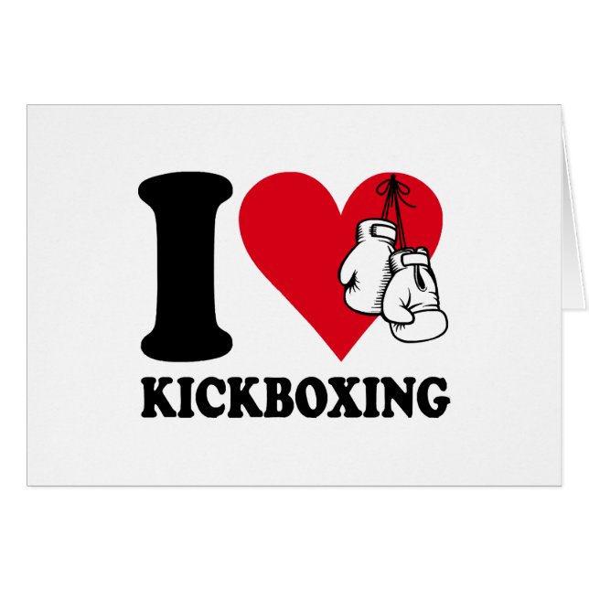 I Liebe Kickboxing (Vorderseite (Horizontal))