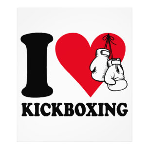 I Liebe Kickboxing Fotodruck