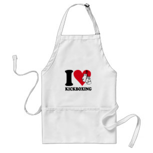 I Liebe Kickboxing Schürze
