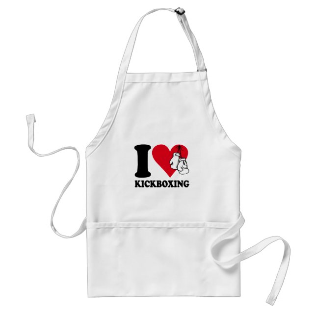 I Liebe Kickboxing Schürze (Vorne)