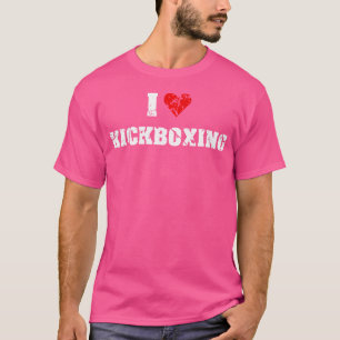 I Liebe Kickboxing-Spiele Fitness für T-Shirt