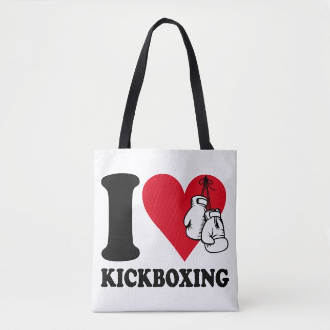 I Liebe Kickboxing Tasche (Vorderseite)