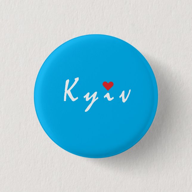 I Liebe Kiev Button (Vorderseite)