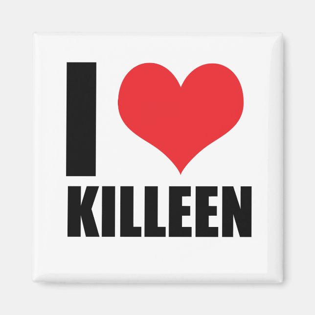 I Liebe Killeen Magnet (Vorne)