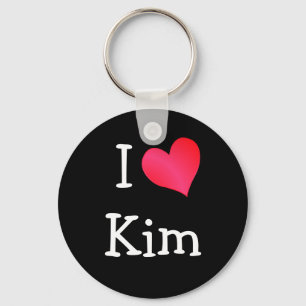 I Liebe Kim Schlüsselanhänger