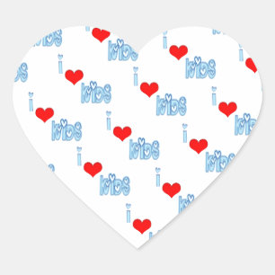 I Liebe Kinder Aufkleber