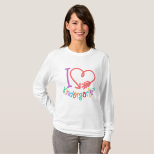 I Liebe Kindergarten Design T-Shirt