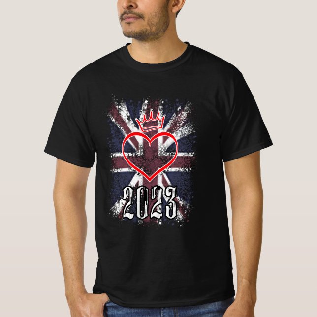 I Liebe King and Country UK 2023 Design T-Shirt (Vorderseite)