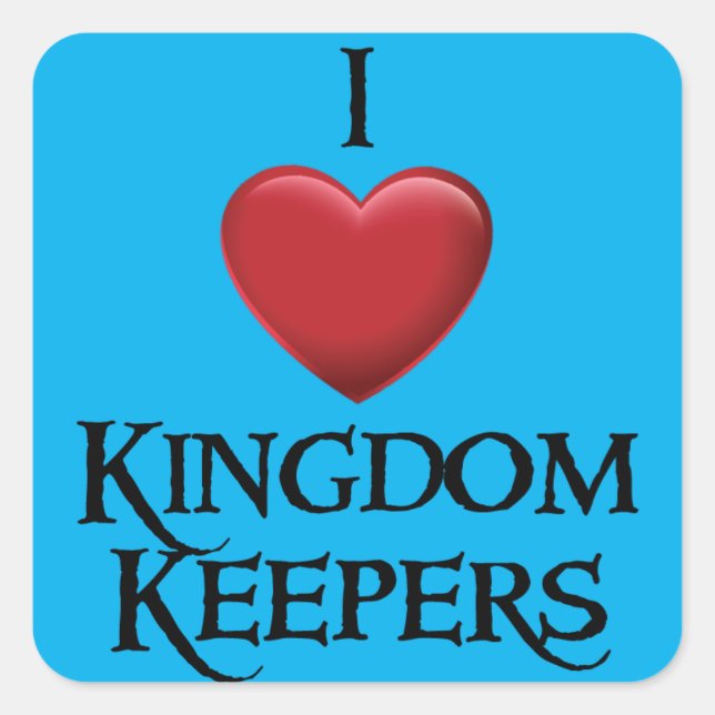 I Liebe Kingdom Keepers Sticker (Vorderseite)