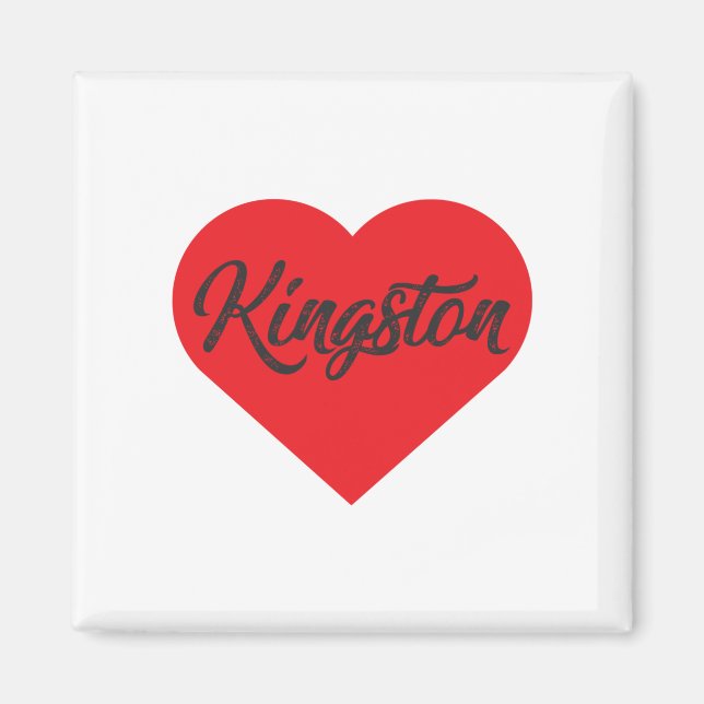 I Liebe Kingston - Jamaika Magnet (Vorne)