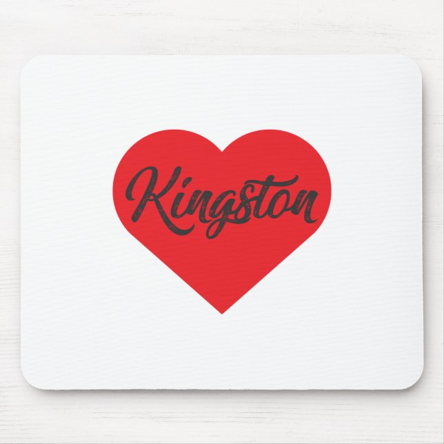 I Liebe Kingston - Jamaika Mousepad (Vorne)
