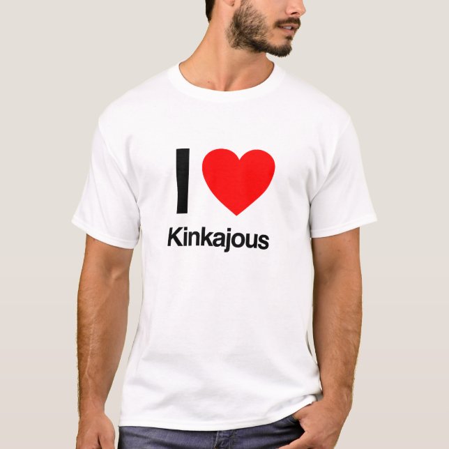 i Liebe kinkajous T-Shirt (Vorderseite)