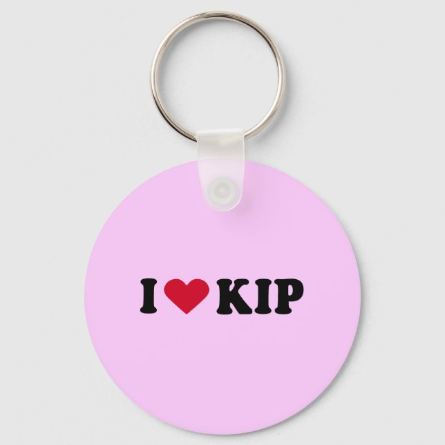 I LIEBE KIP SCHLÜSSELANHÄNGER (Vorderseite)