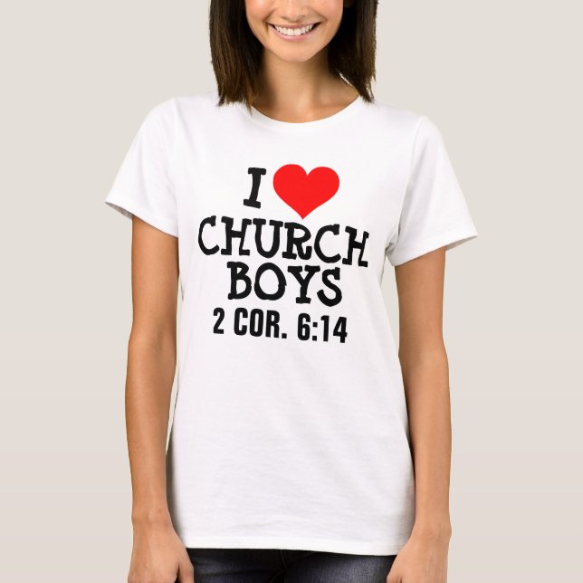 I LIEBE-KIRCHEN-JUNGEN-T - Shirts T-Shirts (Vorderseite)