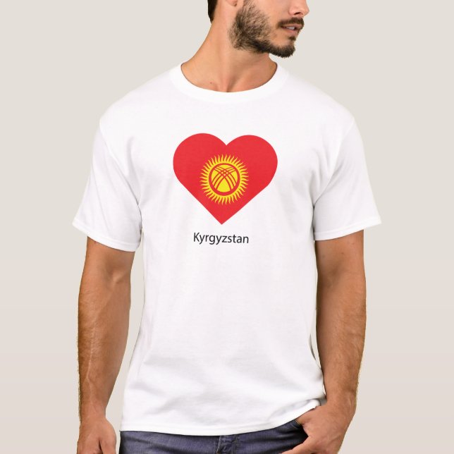 I Liebe Kirgisistan T-Shirt (Vorderseite)